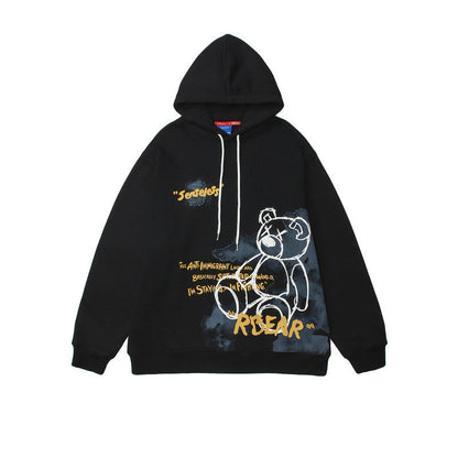 Bear Graphic  Hoodie