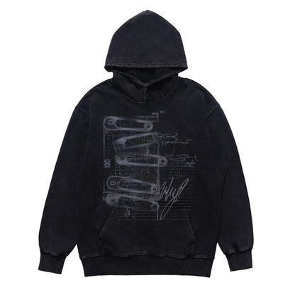 Graffiti Loose Hoodie