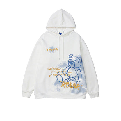 Bear Graphic  Hoodie